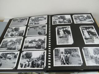 400,  Photographs Album 1940s to 1970s Dayton WA parade sking military family 6
