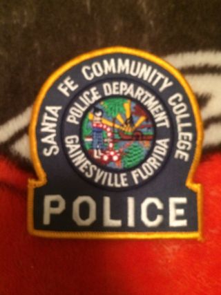 Florida Police - Sante Fe Community College Police - Fl Police Patch
