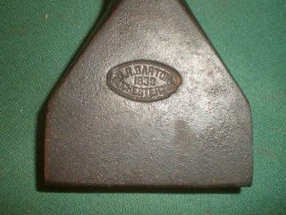 Vintage D.  R.  Barton 1832 Rochester,  NY Cooper ' s Hoop Driver Barrel Maker Tool 2