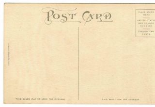 Wallace Robinson postcard - patriotic boy scout postcard - Henry Heininger Co. 2