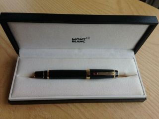 Montblanc Boheme Rouge Rollerball Pen (gold Trim,  Ruby Red Jewel) Pristine