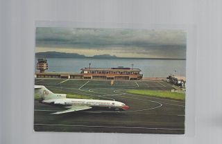 Tap Air Portugal Airlines 727 At Santa Cruz Madeira Airport Cont/l Postcard