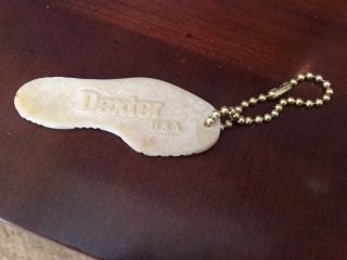 Vintage Dexter Shoes Rubber Key Chain - 2 - 7/8 " Usa