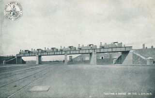 Testing A Bridge On The L&nwr London And North Western Railway Postcard