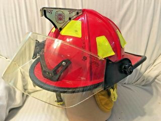 Cairns 1010 Red Helmet With Shield,  Eagle,  Complete Helmet