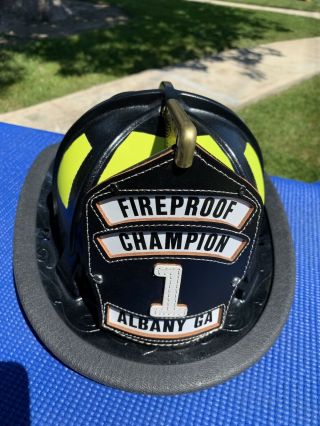 Fireproof Kirk Cameron Custom Cairns Fire Helmet 880 Tradition To Producer