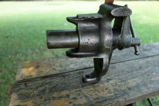 Old Antique Vise Bullet Type Heavy Duty Blacksmithing Anvil 1885