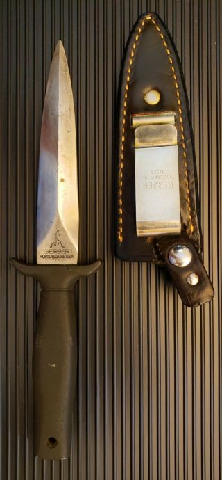 Rare Gerber Mark I Boot Knife 1976 - 1980 -