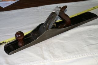 Antique Stanley No.  7 Bailey,  Jointer Plane W/ Corrugated Bed