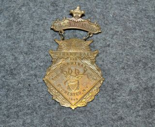 B.  P.  O.  Elks Jewelry…souvenir Pin…street Fair And Carnival - Rochester,  Ny 1899