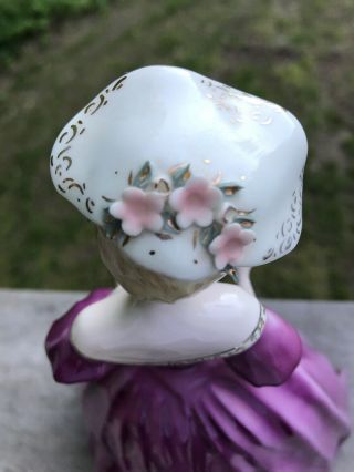 Florence Ceramics Figurine Joyce in Purple Dress 4