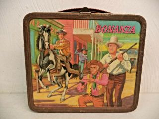 Vintage Bonanza Metal Lunchbox No Thermos