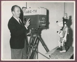 Walt Disney Puppets Childrens Tv Show Abc Goofey 1950 