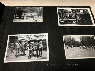 1940 ' s Boy Scout Photo Album - California - Camp Wolfboro - 220 Pics 3