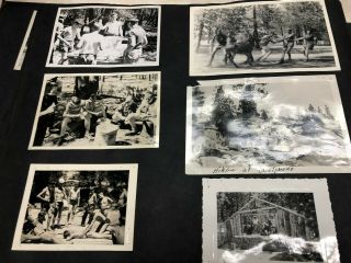 1940 ' s Boy Scout Photo Album - California - Camp Wolfboro - 220 Pics 4