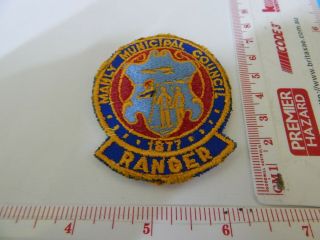 Manly Ranger Patch Old & Rare