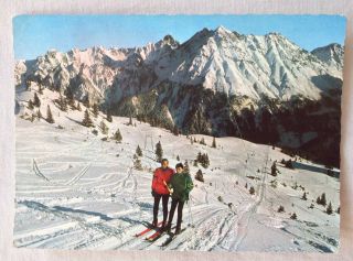 Postcard PalÜd Ski Lift,  Brand,  Austria.  Posted 1968