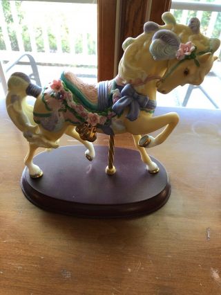 Carousel Circus Horse 1989 Lenox Carousel Horse Porcelain 24k Gold Accents