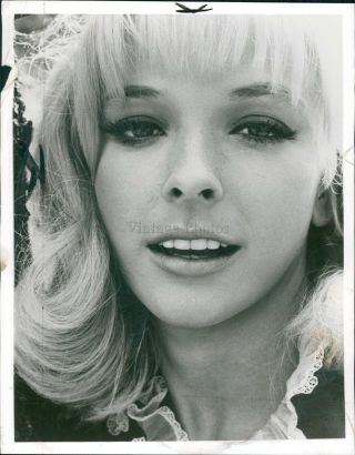 1969 Press Photo Actress Brenda Scott Celebrity Tv Star Character 7x9