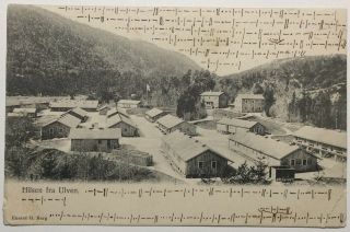 Norway Postcard Ulven Military Camp To Bergen 1904 Feldpost Kontor No 9 Postmark