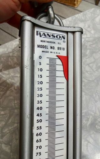 Vintage Hanson USA Model No.  8910 VIKING 100 lb.  Scale Hunting, 2
