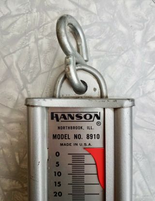 Vintage Hanson USA Model No.  8910 VIKING 100 lb.  Scale Hunting, 5