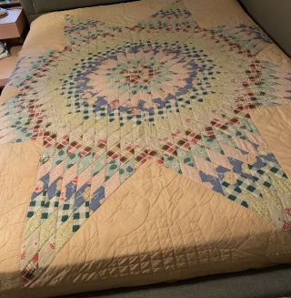 Vintage Quilt Pinwheel Full/queen