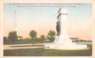Q23 - 2008,  John Paul Jones Monument And Washington Monument,  Washington,  D.  C.