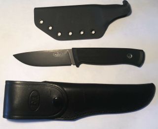 Fallkniven F1 Knife (fn2 Black Ceracoat) - With Custom Kydex,  Sheath