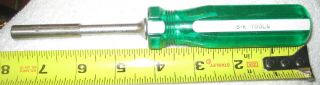 Vintage S - K Sk Tools 73504 Usa Tool,  1/4 " Green White,  Tip Driver Drive Wrench,