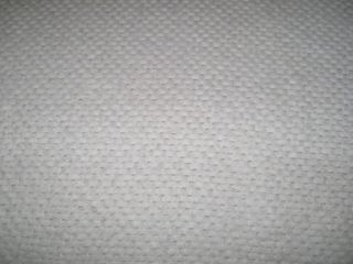 VINTAGE Acrylic Thermal Queen SZ Blanket GRAY / SILVER USA Made 92 X 82 Waffle 5
