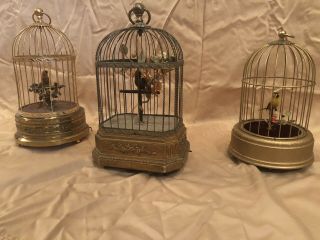 Various Musical Bird Cages