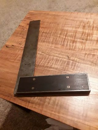 Stanley rosewood infill iron Try Square 4
