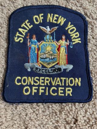 Old Ny York Fish And Game Conservation Officer Police Patch