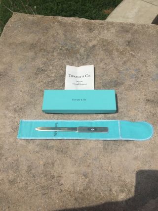 Tiffany & Co 925 Sterling Silver Letter Opener With Saudi Arabian Crest 2