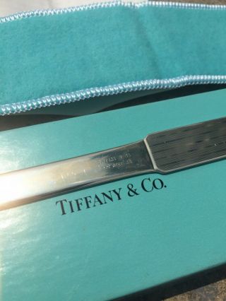 Tiffany & Co 925 Sterling Silver Letter Opener With Saudi Arabian Crest 3