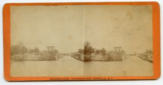 Ny Boonville Black River Canal Or Erie? 1870 