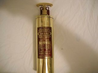Vintage Brass General Quick - Aid Extinguisher " Chris - Craft " 1954 - 1958