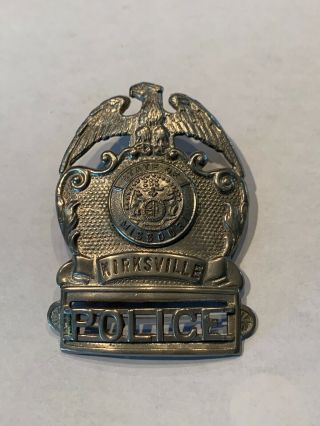 Vintage Obsolete State Of Missouri Police Badge Pin Kirksville 4a