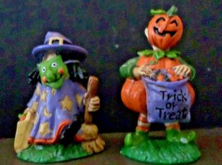 Halloween Retired Midwest Cannon Falls Creepy Hollow Set Of 2 Kids Trick O Treat