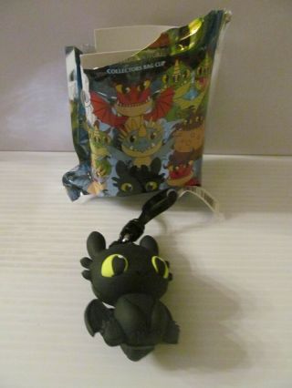 How To Train Your Dragon - 3d Figural Keychain - Monogram - Toothless