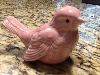Vintage Goebel Pink Sparrow Bird Figurines - Cv73 - W Germany