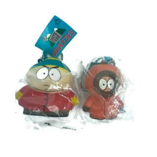 Vintage 1998 South Park Comedy Central Alpi Squeezies Keychain Toys Eric Kenny