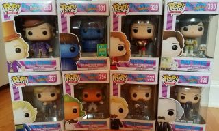 Funko Pop Willy Wonka & The Chocolate Factory Complete Set (several Vaulted)