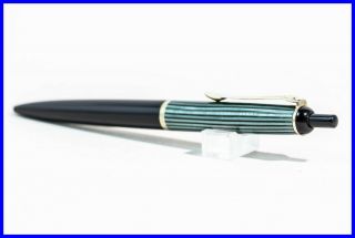 Pelikan 355 Green Striped Ballpoint Pen From Approx 1954