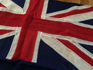 Vintage Old British Colonial Cayman Islands Flag Banner Wool 3x6ft 2