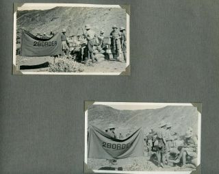 photo album belonged to Border Regt Officer c 1929 - 1932 India NWFT 5