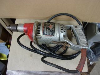 Vtg Antique Millers Falls Tools Electric Portable Hand Drill Type 516d Old