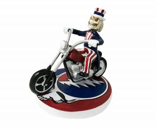 Grateful Dead Uncle Sam Motorcycle Kollectico Bobblehead Bobble Figure Nib