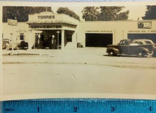 Torres Sevicenter Shell Puerto Rico 1940 Garage Small Photo Black White Ponce 2